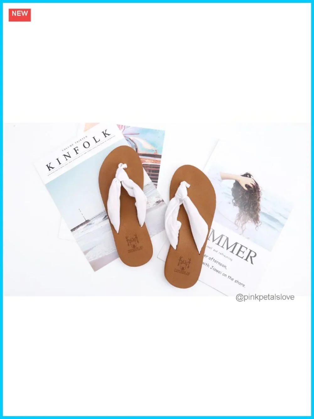 KuaiLu Women's Arch Support Flip Flops Memory Foam Thong Sandals
